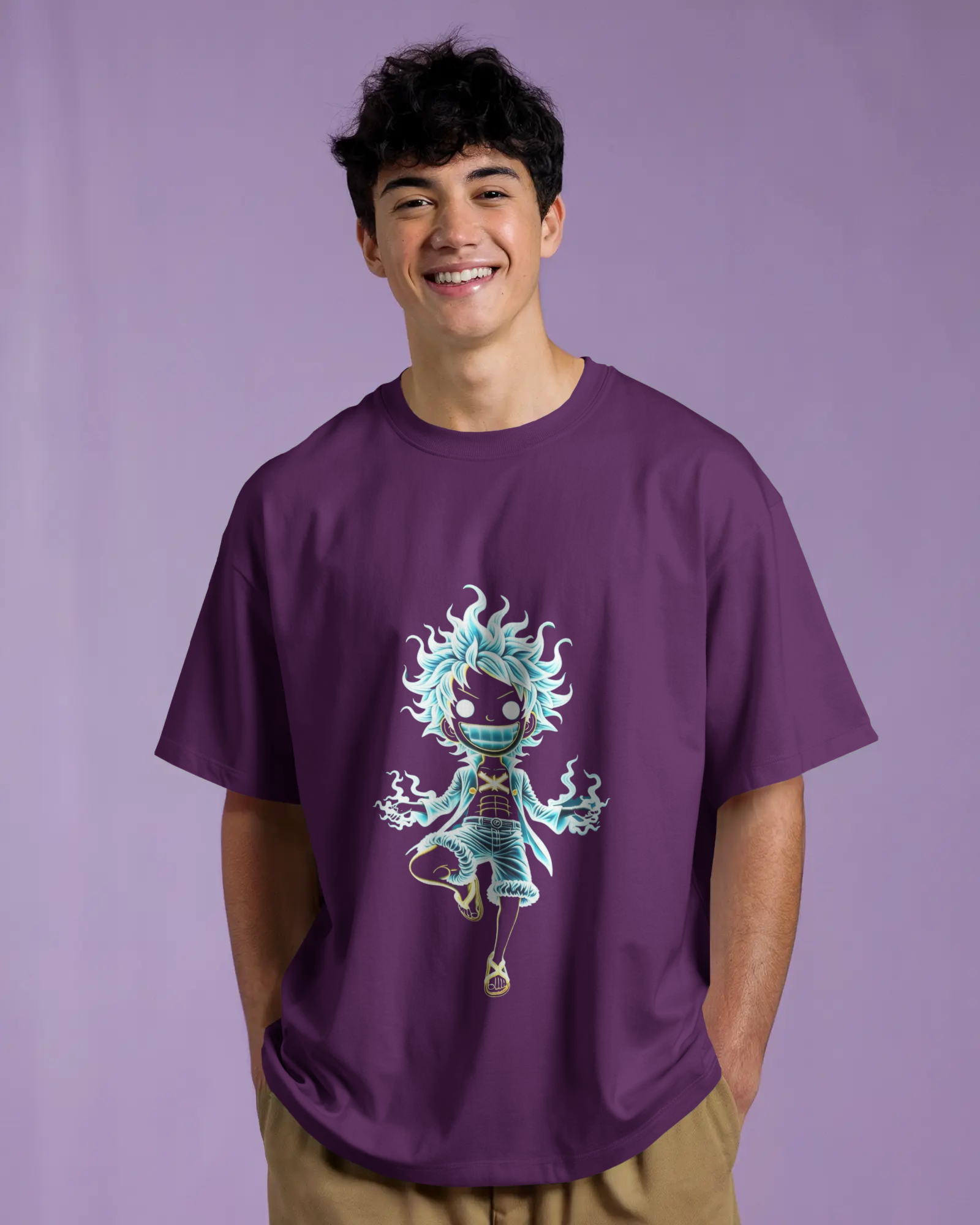 Unleashed Joy Boy Unisex Oversized Classic T-shirt | Teeyatra | Anime