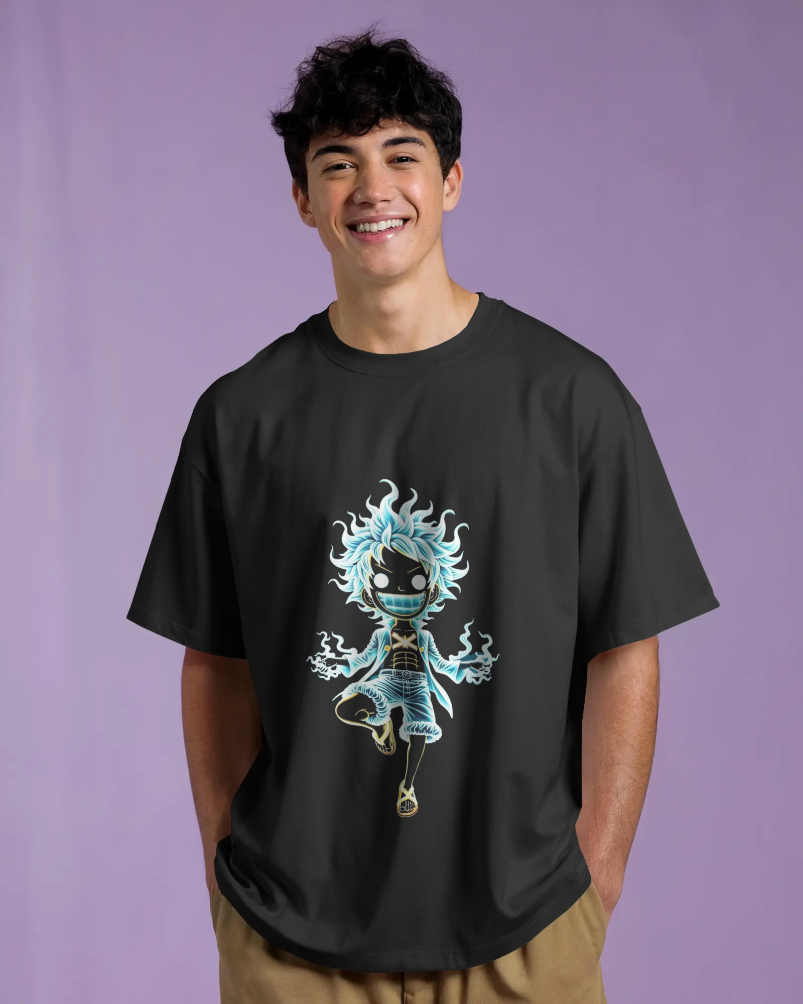 Unleashed Joy Boy Unisex Oversized Classic T-shirt | Teeyatra | Anime