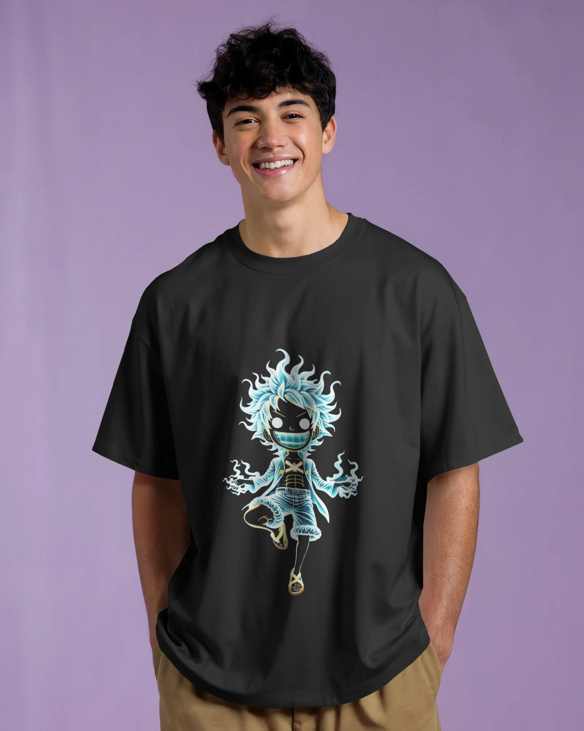 Unleashed Joy Boy Unisex Oversized Classic T-shirt | Teeyatra | Anime