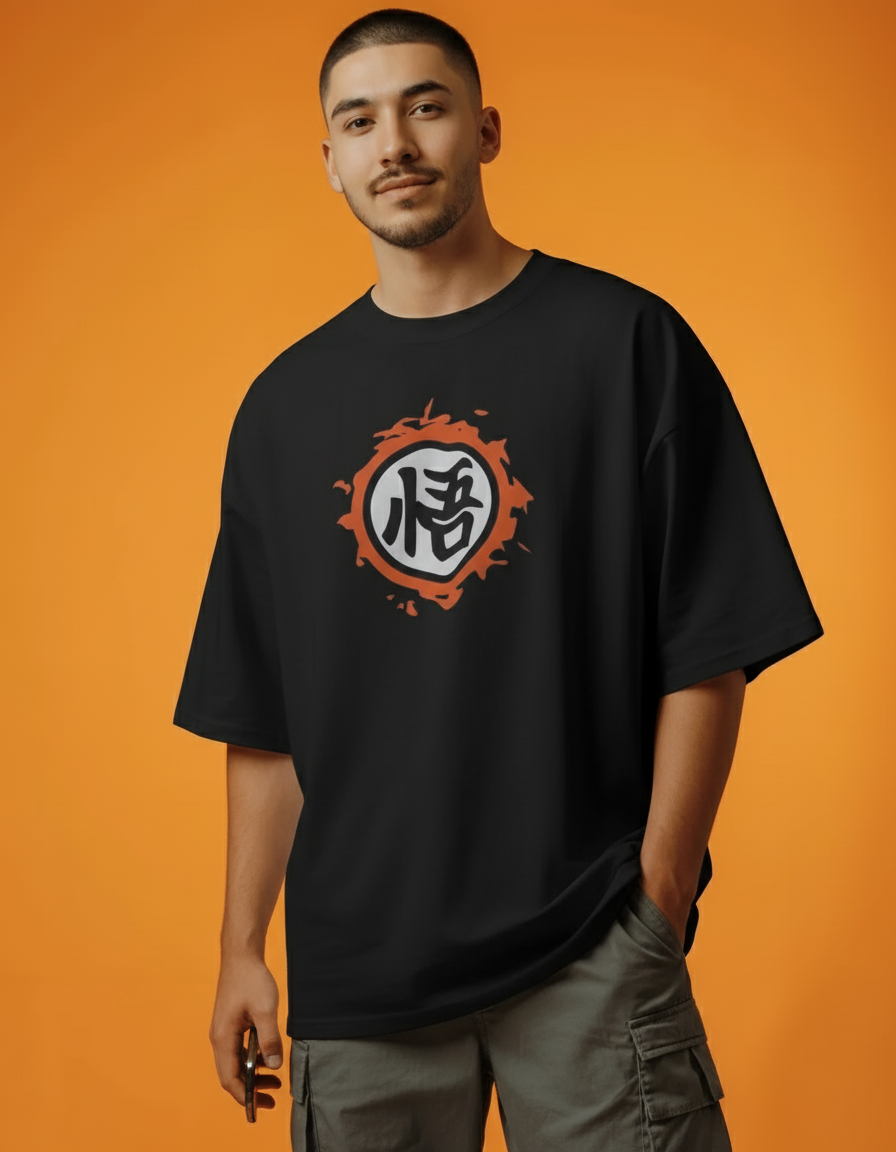Dragon Ball Z: Urban Saiyan Anime Oversized Classic T-shirt | Teeyatra