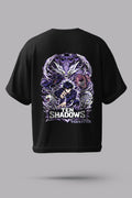Ten Shadows Anime Oversized T-Shirt – 240 GSM French Terry | Premium DTF Back Print | Unisex Streetwear