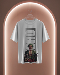 Warlord's Ambition Roronoa Zoro Men's Oversized Tee | Teeyatra | Anime