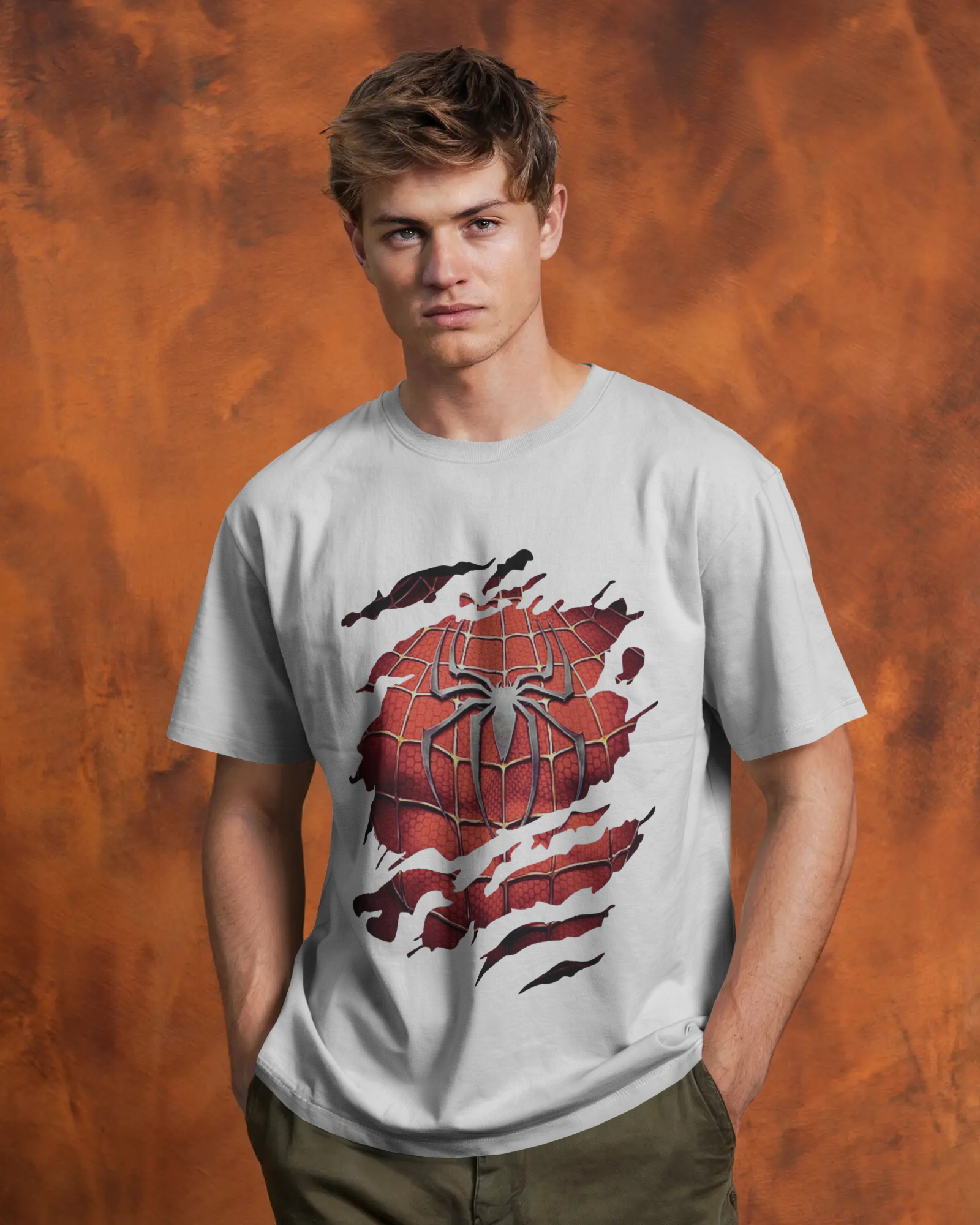 Unleash Your Inner Marvel Spider-Man Men's Classic Crew T-Shirt | Teeyatra