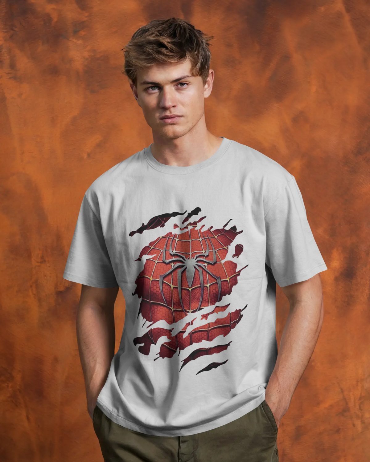 Unleash Your Inner Marvel Spider-Man Men's Classic Crew T-Shirt | Teeyatra