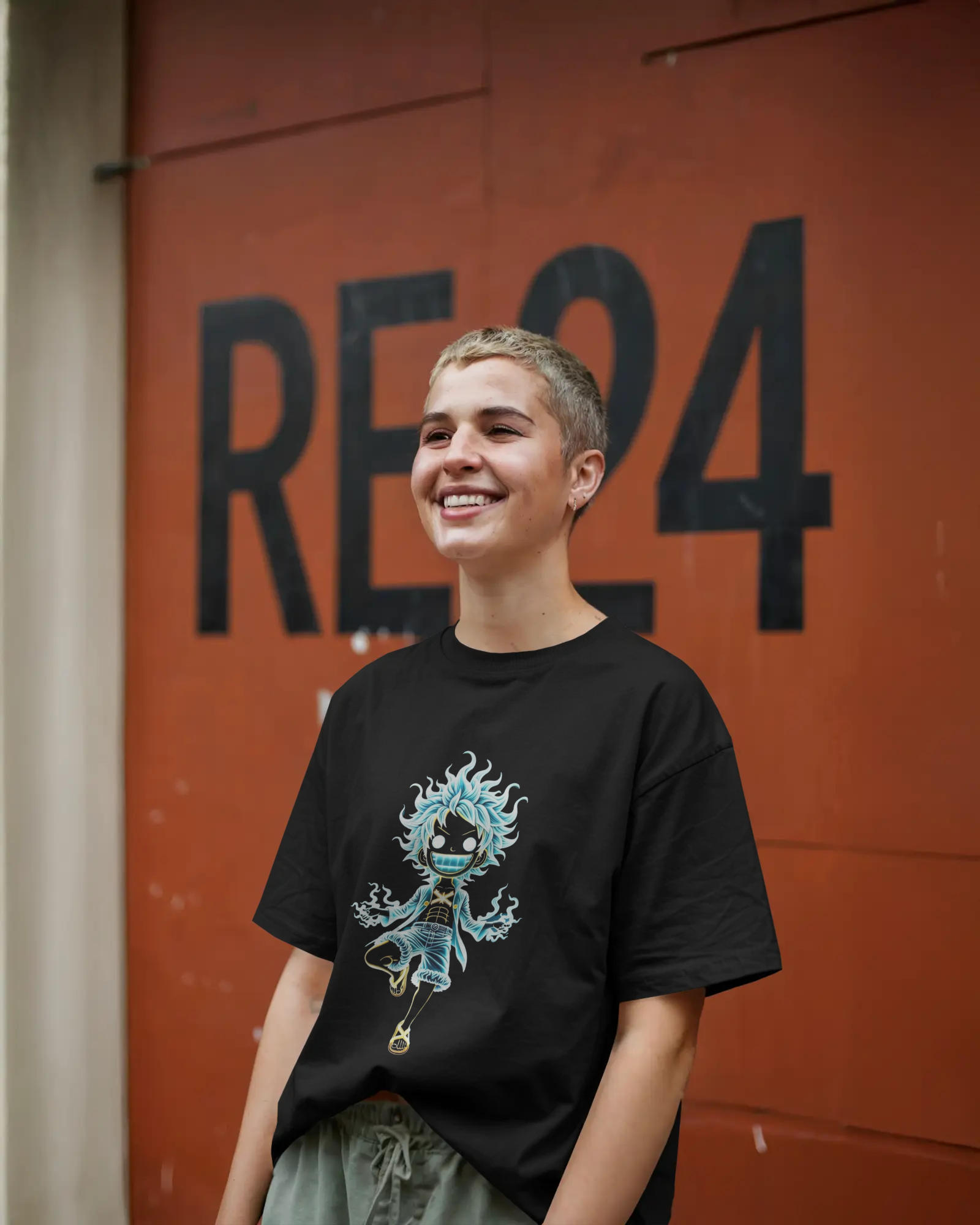 Unleashed Joy Boy Unisex Oversized Classic T-shirt | Teeyatra | Anime