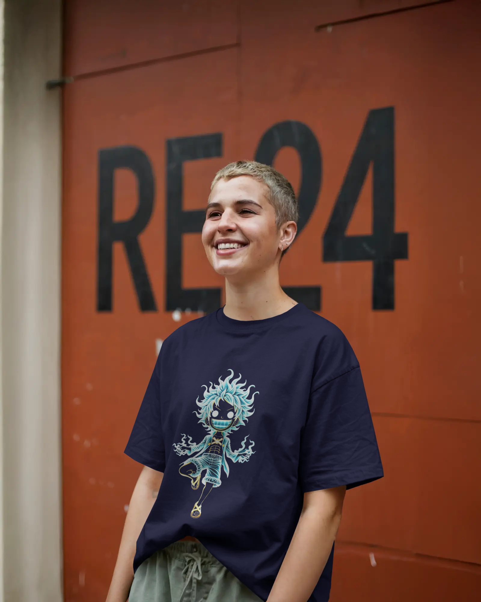 Unleashed Joy Boy Unisex Oversized Classic T-shirt | Teeyatra | Anime