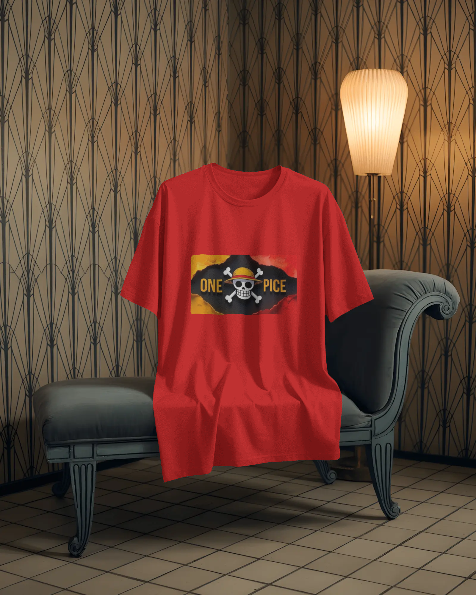 Swordsman & Captain: A One Piece Saga Men's Oversized Classic T-shirt | Teeyatra | Anime