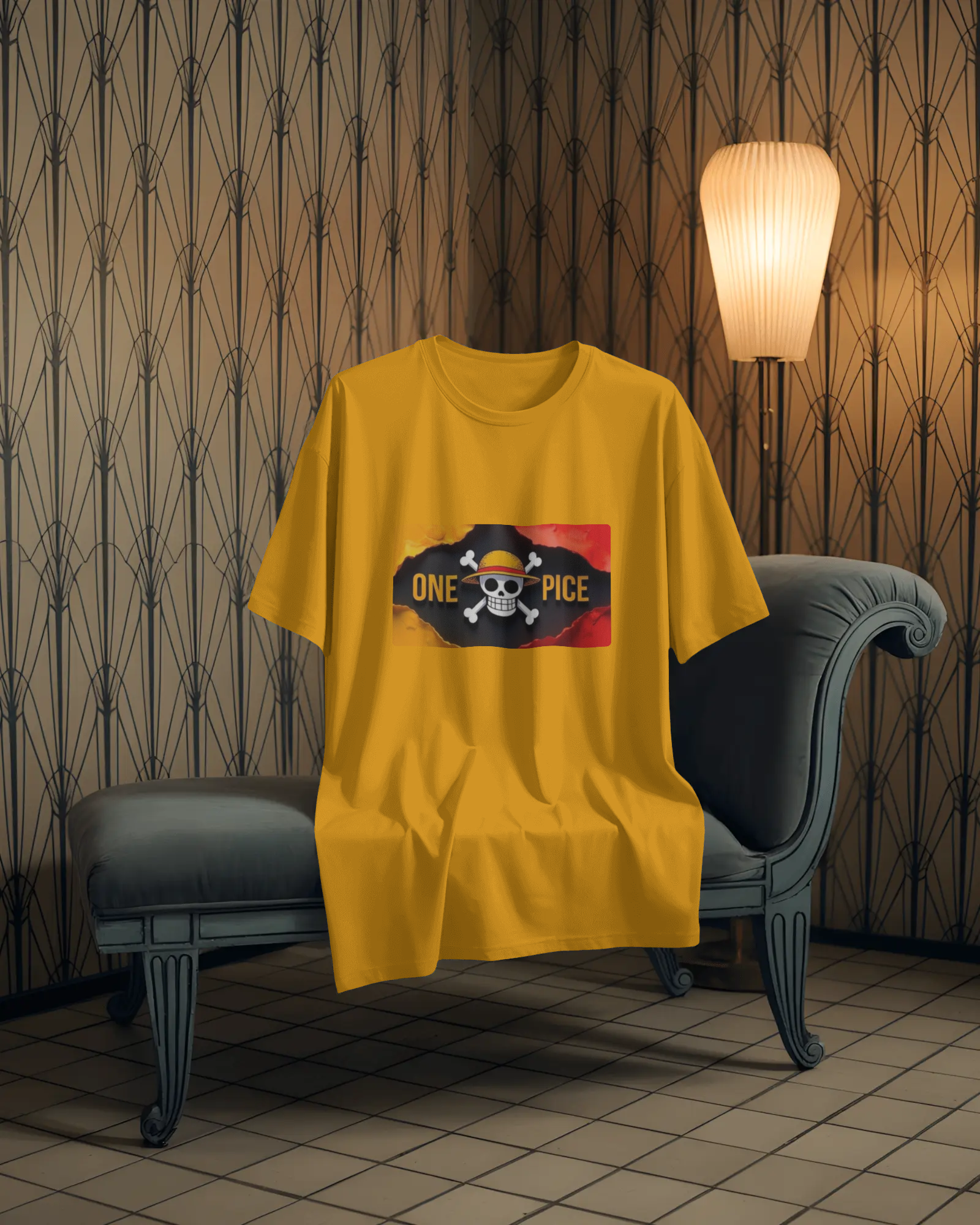 Swordsman & Captain: A One Piece Saga Men's Oversized Classic T-shirt | Teeyatra | Anime