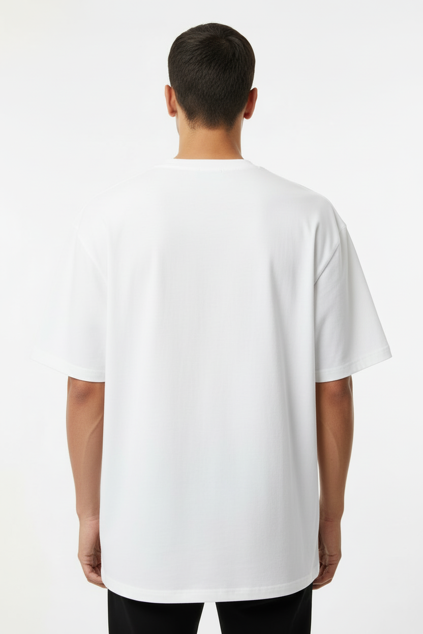 Men’s 240 GSM Oversized French Terry T-Shirt | Heavyweight Streetwear Tee